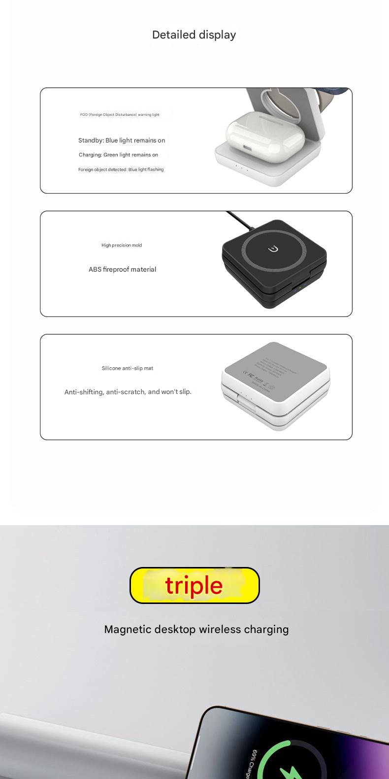 3-in-1 Wireless Charging Station - 13