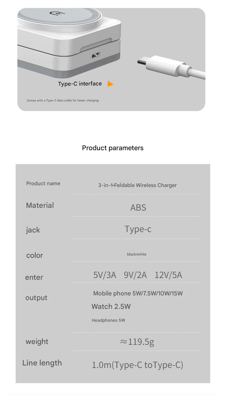 3-in-1 Wireless Charging Station - 17