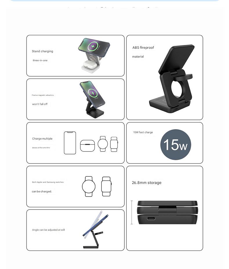 3-in-1 Wireless Charging Station - 8